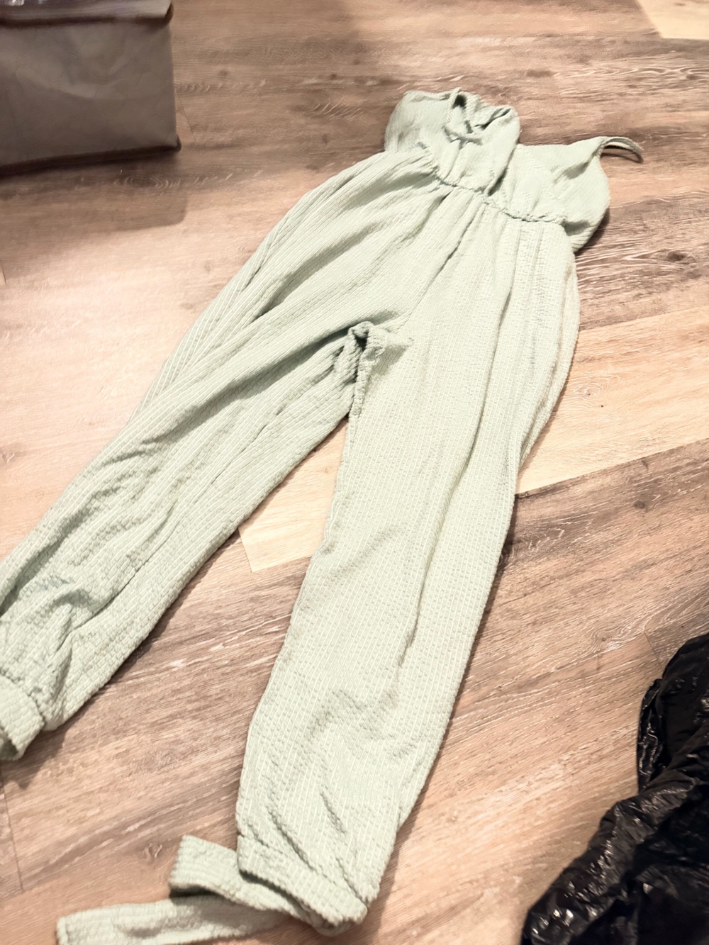 Rolla Coster Waffle Knit overalls - Light Mint